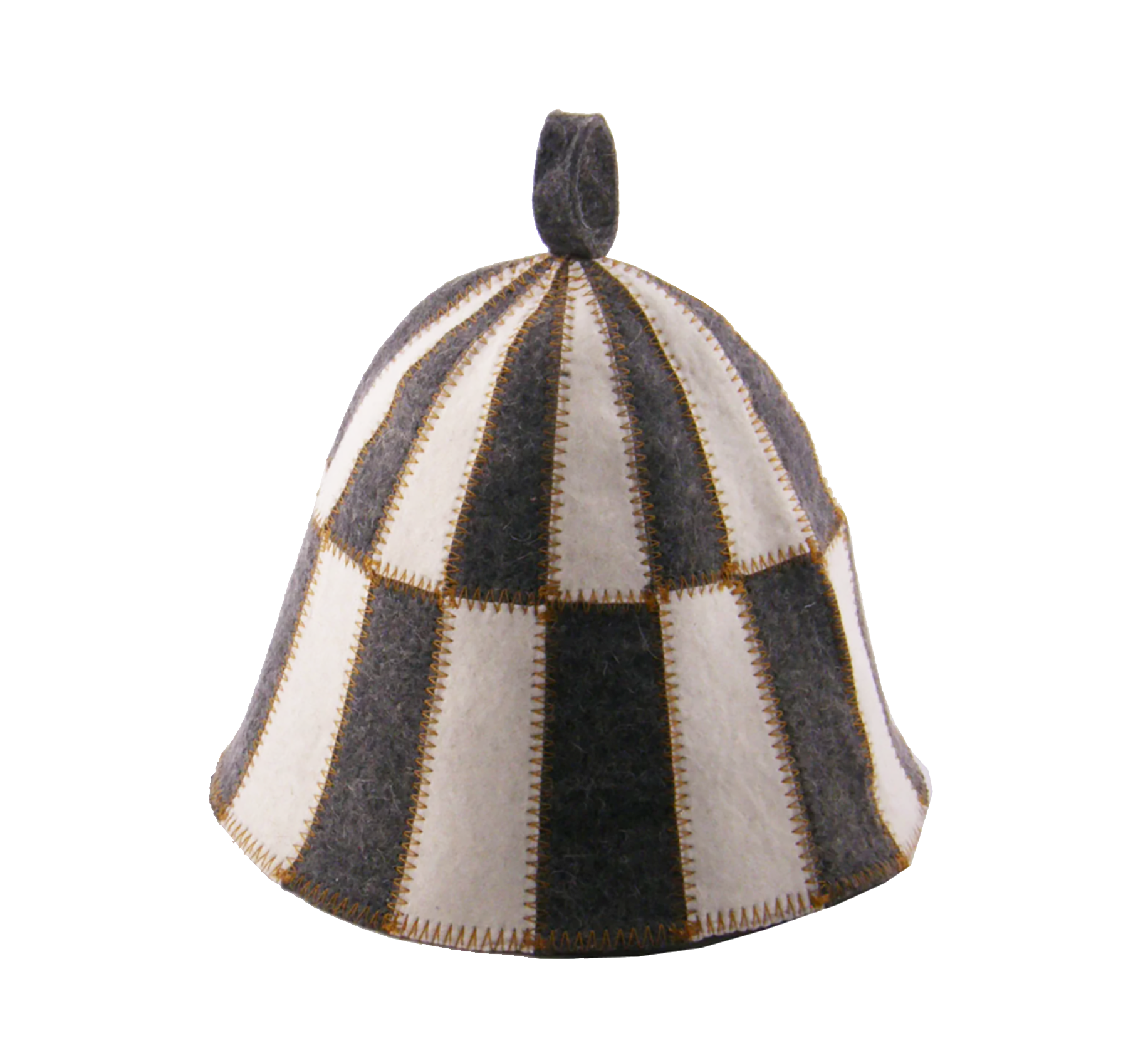 Ukrainian Cage Sauna Bath Hat Checkered